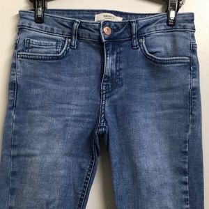 Forever 21 Knee Slit Jeans